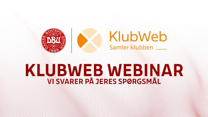 Se webinaret om KlubWeb